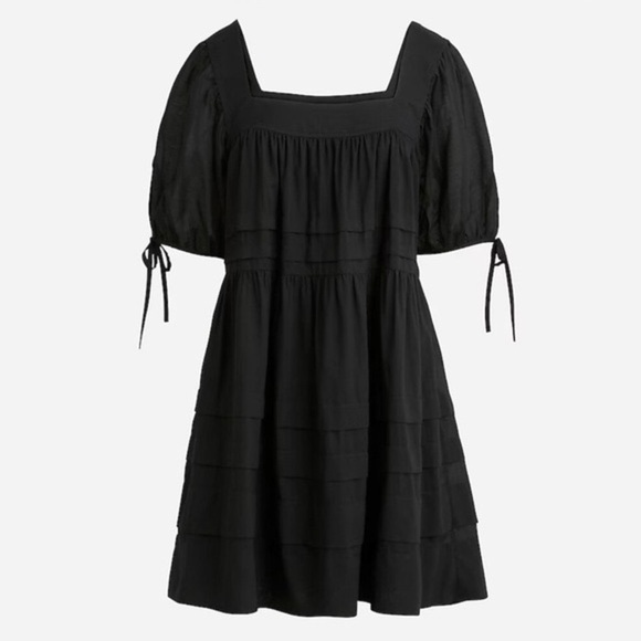 J. Crew Dresses & Skirts - J. Crew Calliste Mini Dress in Cotton Voile in Black Size Small NWT
